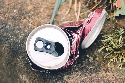 Bebida, Basura, Residuos, De Metal