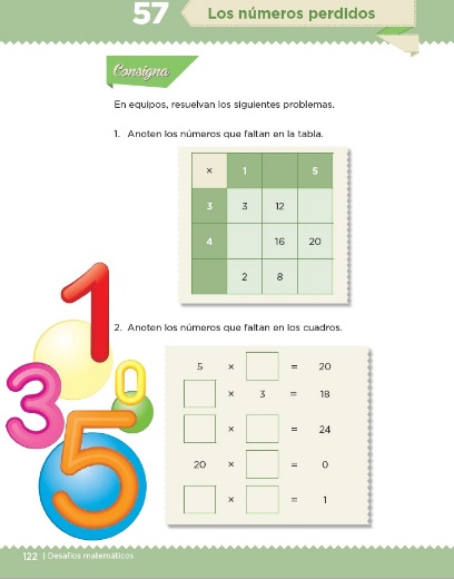 Actividades de matemáticas de tercero de primaria