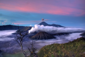 mar, costa, naturaleza, Oceano, horizonte, montaÃ±a, nube, amanecer, MaÃ±ana, ola, amanecer, oscuridad, mÃ­stico, reflexiÃ³n, clima, volcÃ¡n, Vapor, lago, FenÃ³meno atmosfÃ©rico