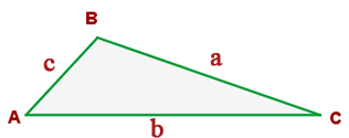 representaciÃ³n grÃ¡fica de triangulo ABC semejante los lados iguales