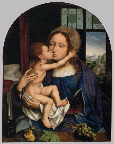 Quentin Massys, Virgin and Child, 1529, oil on wood, 68 x 51 cm (MusÃ©e du Louvre, Paris)