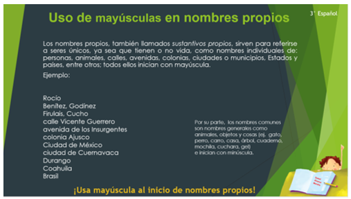 Mayúsculas y abreviaturas en el directorio - Nueva Escuela Mexicana