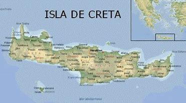 Resultado de imagen de mapa de la isla de Creta GRECIA