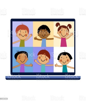 IlustraciÃ³n de Chatea Con Child En LÃ­nea ReuniÃ³n Virtual Colectiva Y  Videoconferencia Grupal Concepto De Trabajo Remoto y mÃ¡s Vectores Libres de  Derechos de Aprender - iStock