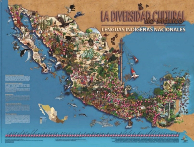 Presentan mapa lingÃ¼Ã­stico "La diversidad cultural de MÃ©xico: Lenguas  indÃ­genas nacionales" | Recursos Culturales