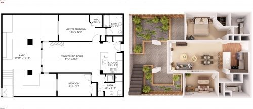 Tarifa CEE, Planos 2D y 3D para Inmobiliarias - PASEOVIRTUAL3D MATTERPORT  SEVILLA CADIZ VISITA VIRTUAL 360