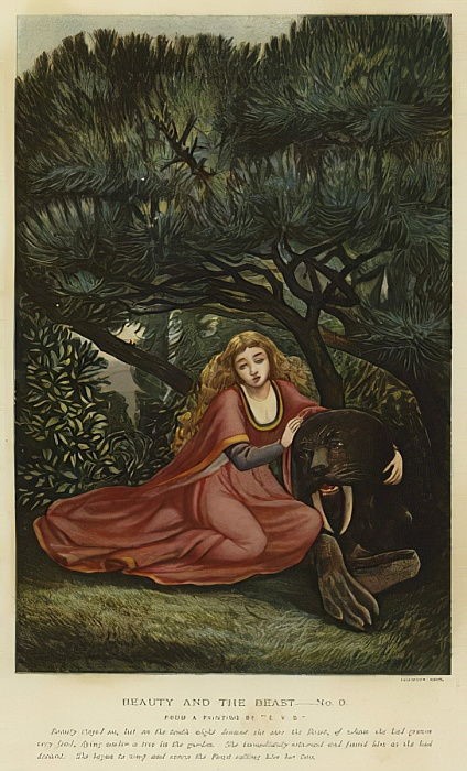 Escena de la bella y la bestia de Eleanor Vere Boyle