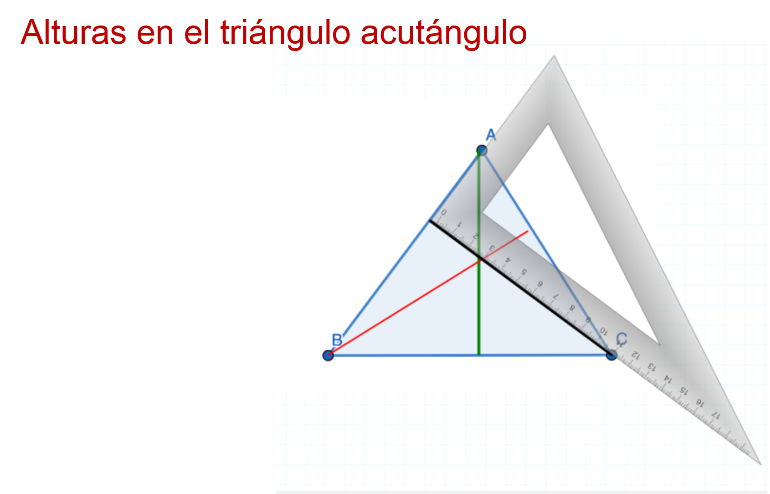 Cómo se colocan los triángulos?