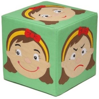 Miss Face Emotions Cube | Emotion chart, Emotions activities, Preschool  activities
