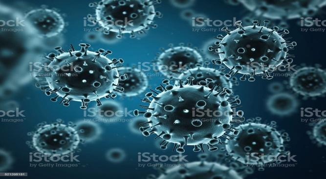 Virus De La Influenza H1n1 Foto de stock y más banco de imágenes de Azul -  iStock